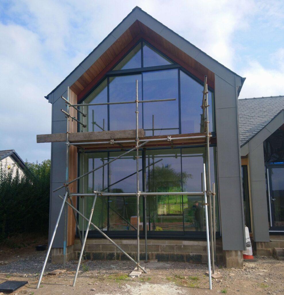 Structural steel framework