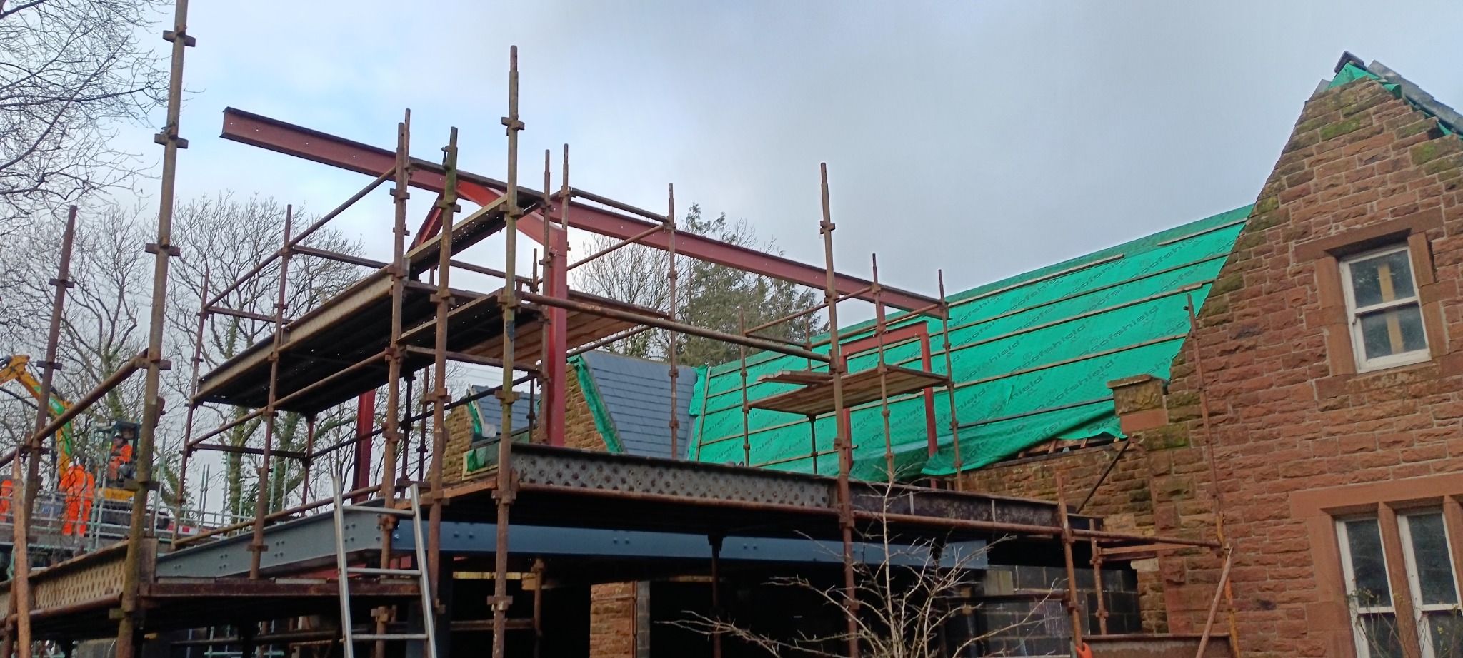 Structural Steel Conversion Structural Steel Installation for Railway Station Conversion in Cumbria ...